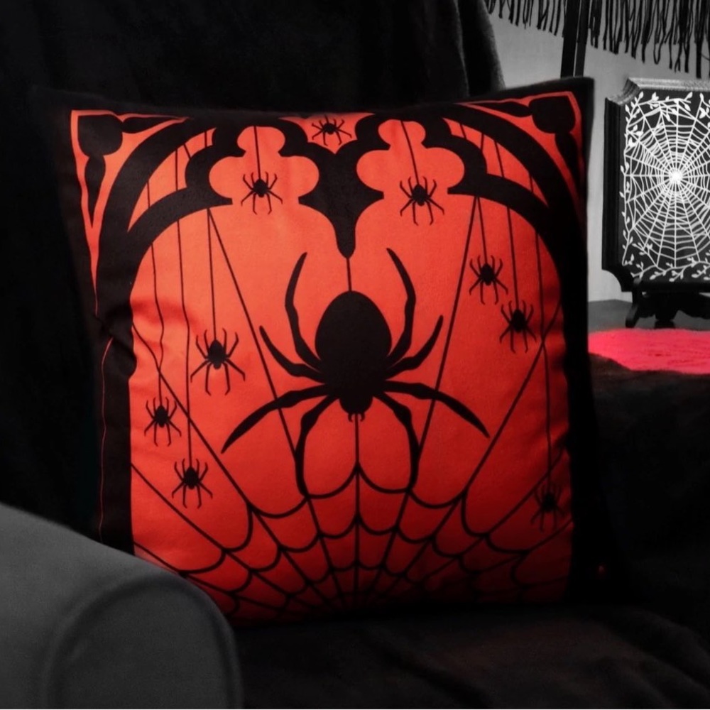 Life After Death Designs Spider Pillow Cover